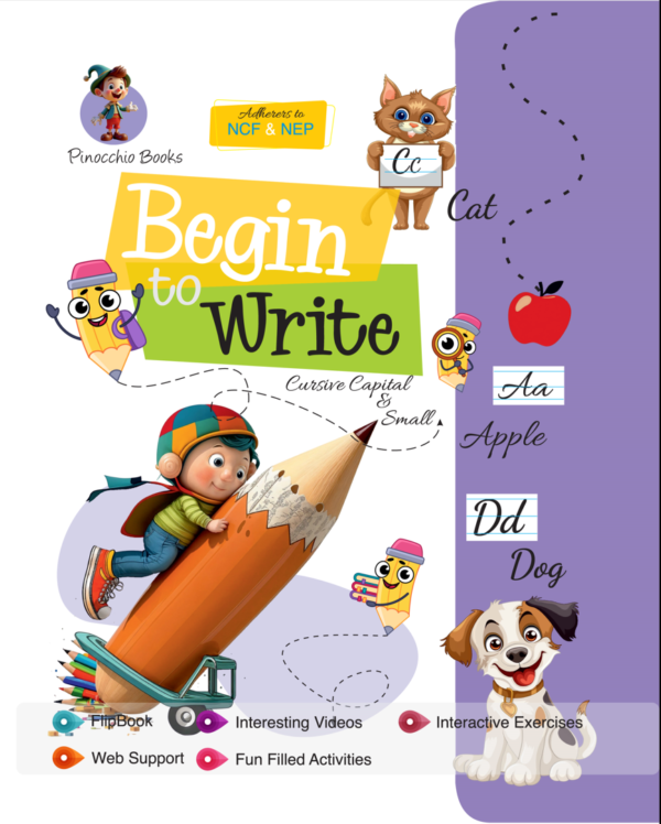 Begin to Write Cursive Capital and Small